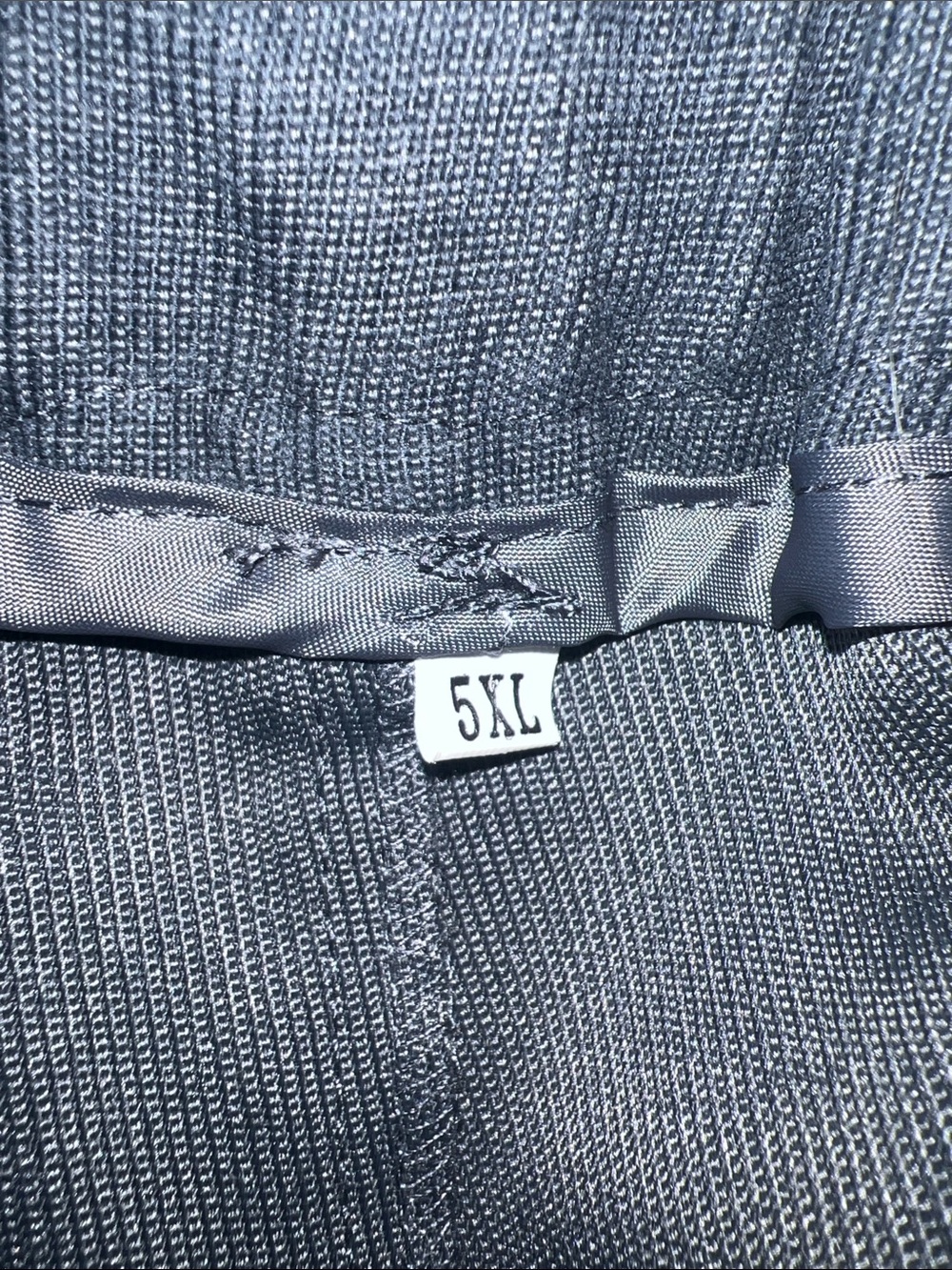 NWOT - SHEIN Plus Size Wide Leg Pleated Trousers Slate Blue 5XL - Picture 3 of 6